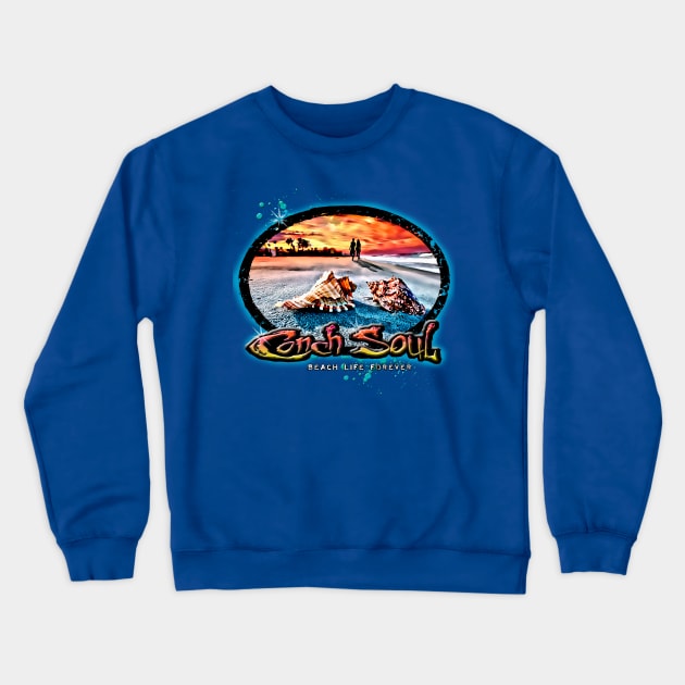 Conch Soul Crewneck Sweatshirt by Digitanim8tor